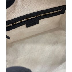 Replica Gucci GG Emblem Small Top Handle Bag 815255 Black
