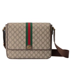 Replica Gucci Ophidia Medium Messenger Bag 761741 Dark Coffee