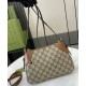 Replica Gucci GG Emblem Small Shoulder Bag 815218 Coffee Fake Gucci GG Emblem Small Shoulder Bag 815218 Coffee Replica