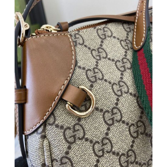 Replica Gucci GG Emblem Small Shoulder Bag 815218 Coffee Fake Gucci GG Emblem Small Shoulder Bag 815218 Coffee Replica