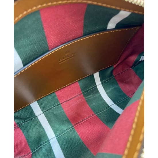 Replica Gucci GG Emblem Small Shoulder Bag 815218 Coffee Fake Gucci GG Emblem Small Shoulder Bag 815218 Coffee Replica