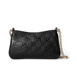 Replica Gucci GG Emblem Super Mini Bag 815278 Black