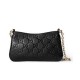 Replica Gucci GG Emblem Super Mini Bag 815278 Black