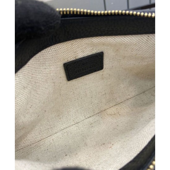Replica Gucci GG Emblem Super Mini Bag 815278 Black