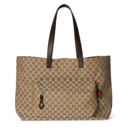 Fake Gucci Large GG Tote Bag 802166 Apricot Replica