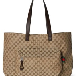 Fake Gucci Large GG Tote Bag 802166 Apricot Replica