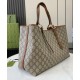 Fake Gucci GG Emblem Medium Tote Bag 815213 Coffee Replica Fake Gucci GG Emblem Medium Tote Bag 815213 Coffee Replica