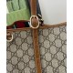 Fake Gucci GG Emblem Medium Tote Bag 815213 Coffee Replica Fake Gucci GG Emblem Medium Tote Bag 815213 Coffee Replica