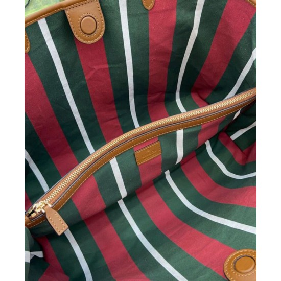 Fake Gucci GG Emblem Medium Tote Bag 815213 Coffee Replica Fake Gucci GG Emblem Medium Tote Bag 815213 Coffee Replica