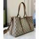 Fake Gucci GG Emblem Small Tote Bag 815214 Coffee Replica Replica Gucci GG Emblem Small Tote Bag 815214 Coffee