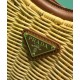Replica Prada Wicker And Leather Prada Arque Bag 1BC202 Coffee Replica Prada Wicker And Leather Prada Arque Bag 1BC202 Coffee