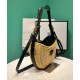 Replica Prada Wicker And Leather Prada Arque Bag 1BC202 Black Replica Prada Wicker And Leather Prada Arque Bag 1BC202 Black