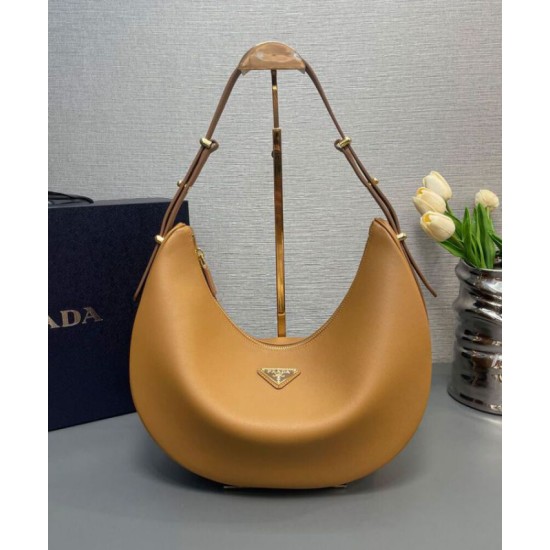 Replica Prada Large Shoulder Bag 1BC212 Coffee Replica Prada Large Shoulder Bag 1BC212 Coffee
