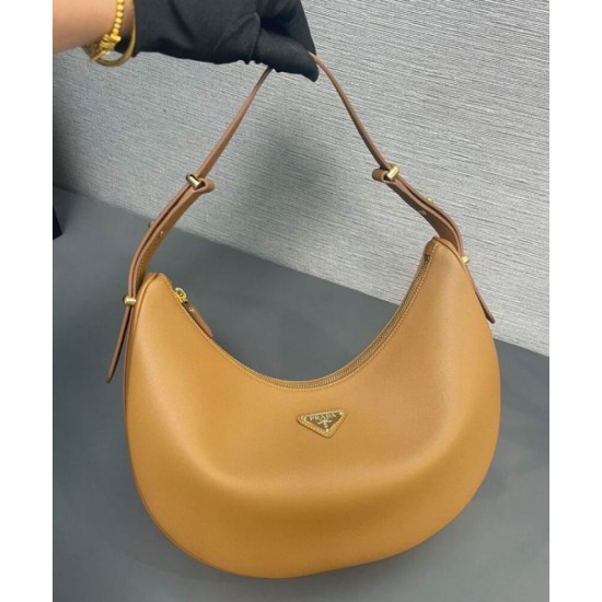 Replica Prada Large Shoulder Bag 1BC212 Coffee Replica Prada Large Shoulder Bag 1BC212 Coffee