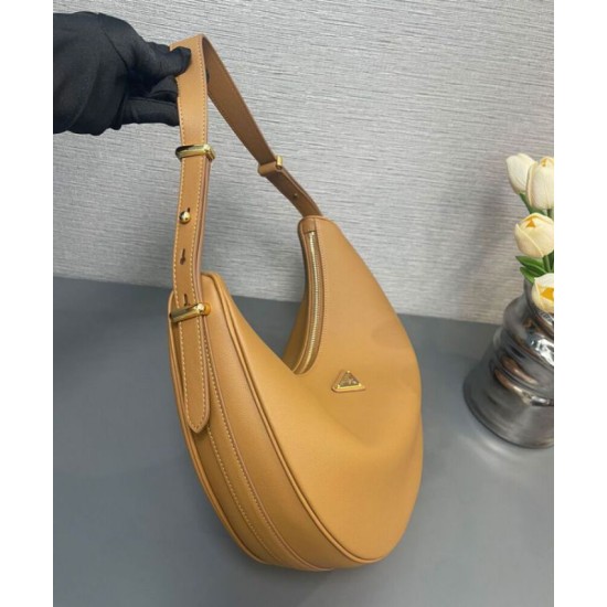 Replica Prada Large Shoulder Bag 1BC212 Coffee Replica Prada Large Shoulder Bag 1BC212 Coffee