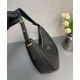 Replica Prada Large Shoulder Bag 1BC212 Black Replica Prada Large Shoulder Bag 1BC212 Black