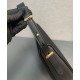 Replica Prada Large Shoulder Bag 1BC212 Black Replica Prada Large Shoulder Bag 1BC212 Black