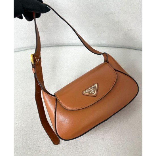 Fake Prada Small Shoulder Bag 1BD358 Coffee Replica Replica Prada Small Shoulder Bag 1BD358 Coffee