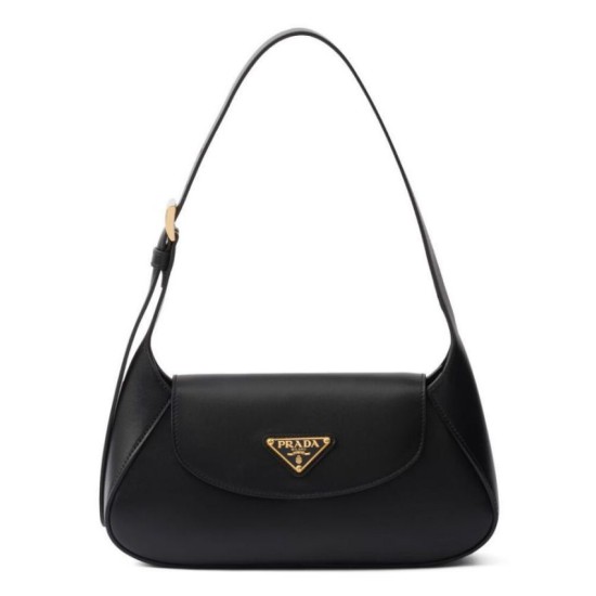 Replica Prada Small Shoulder Bag 1BD358 Black Replica Prada Small Shoulder Bag 1BD358 Black