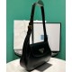 Replica Prada Small Shoulder Bag 1BD358 Black Replica Prada Small Shoulder Bag 1BD358 Black