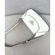 Replica Prada Small Shoulder Bag 1BD358 Cream Fake Prada Small Shoulder Bag 1BD358 Cream Replica