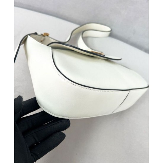 Replica Prada Small Shoulder Bag 1BD358 Cream Fake Prada Small Shoulder Bag 1BD358 Cream Replica