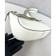 Replica Prada Small Shoulder Bag 1BD358 Cream Fake Prada Small Shoulder Bag 1BD358 Cream Replica