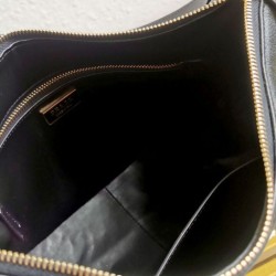 Fake Prada Imee Large Shoulder Bag 1BC228 Black Replica