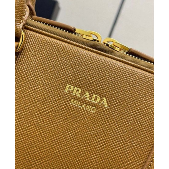 Replica Prada Large Saffiano Bag 1BG524 Coffee Fake Prada Large Saffiano Bag 1BG524 Coffee Replica