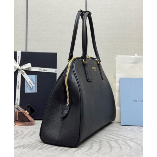 Fake Prada Large Saffiano Bag 1BG524 Black Replica Replica Prada Large Saffiano Bag 1BG524 Black