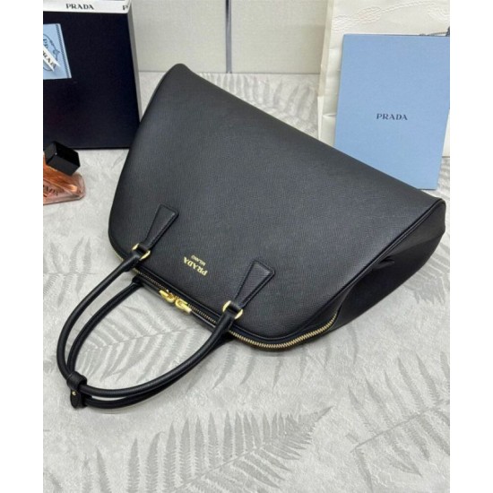 Fake Prada Large Saffiano Bag 1BG524 Black Replica Replica Prada Large Saffiano Bag 1BG524 Black