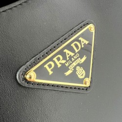Fake Prada Medium Tote Bag 1BG483 Black Replica