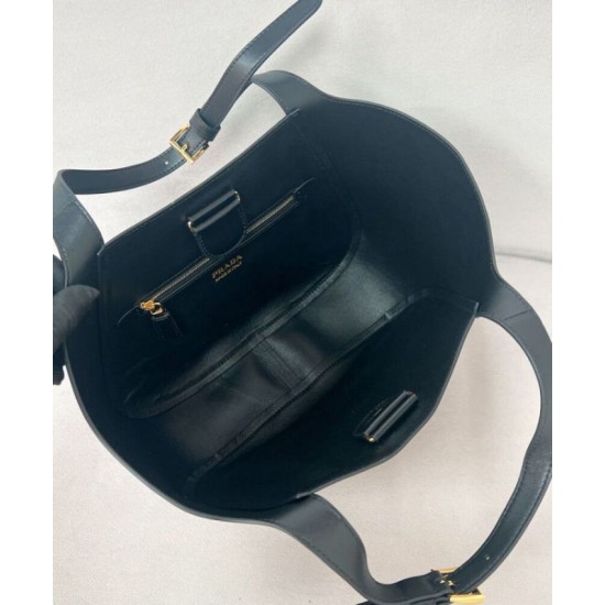 Replica Prada Medium Tote Bag 1BG483 Black Fake Prada Medium Tote Bag 1BG483 Black Replica