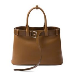 Replica Prada Buckle Large Handbag With Belt 1BA416 Coffee