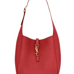 Fake YSL Saint Laurent Le 5 A 7 Supple Small Grained Red Replica