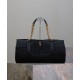 Fake YSL Saint Laurent Gloria  Quilted Nylon Black Replica