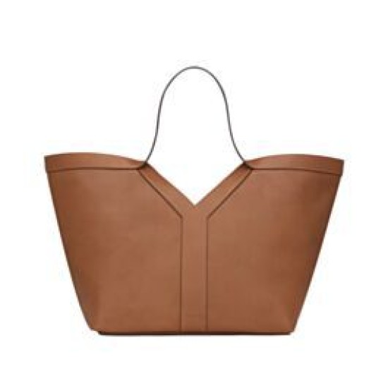 Replica YSL Saint Laurent Y Leather Tote Bag Coffee Replica YSL Saint Laurent Y Leather Tote Bag Coffee