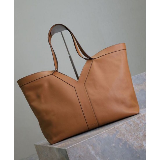 Replica YSL Saint Laurent Y Leather Tote Bag Coffee Replica YSL Saint Laurent Y Leather Tote Bag Coffee