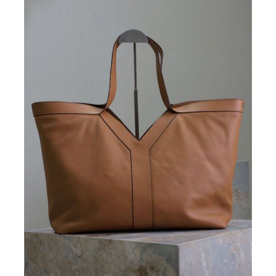 Replica YSL Saint Laurent Y Leather Tote Bag Coffee Replica YSL Saint Laurent Y Leather Tote Bag Coffee