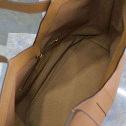 Replica YSL Saint Laurent Y Leather Tote Bag Coffee