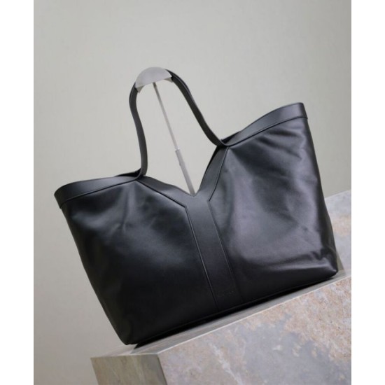 Replica YSL Saint Laurent Y Leather Tote Bag Black Replica YSL Saint Laurent Y Leather Tote Bag Black