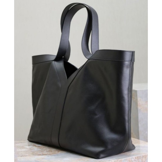 Replica YSL Saint Laurent Y Leather Tote Bag Black Replica YSL Saint Laurent Y Leather Tote Bag Black