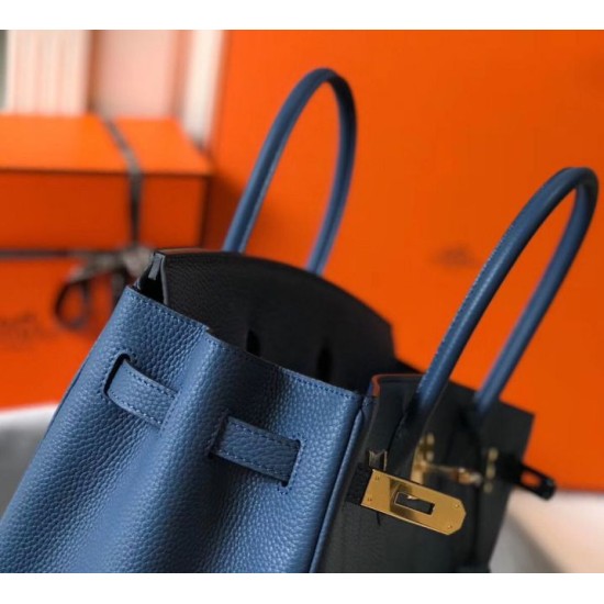 Fake Hermes Birkin 30cm Bag In Blue Agate Clemence Leather Replica Replica Hermes Birkin 30cm Bag In Blue Agate Clemence Leather