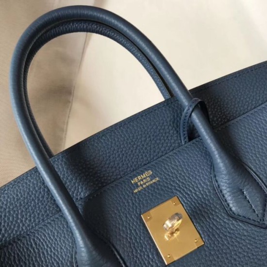Fake Hermes Birkin 30cm Bag In Blue Agate Clemence Leather Replica Replica Hermes Birkin 30cm Bag In Blue Agate Clemence Leather