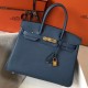 Fake Hermes Birkin 30cm Bag In Blue Agate Clemence Leather Replica Replica Hermes Birkin 30cm Bag In Blue Agate Clemence Leather