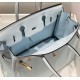 Fake Hermes Birkin 30cm Bag In Blue Brume Clemence Leather GHW Replica Replica Hermes Birkin 30cm Bag In Blue Brume Clemence Leather GHW