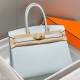 Fake Hermes Birkin 30cm Bag In Blue Brume Clemence Leather GHW Replica Replica Hermes Birkin 30cm Bag In Blue Brume Clemence Leather GHW