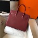 Replica Hermes Birkin 30cm Bag In Bordeaux Clemence Leather Fake Hermes Birkin 30cm Bag In Bordeaux Clemence Leather Replica