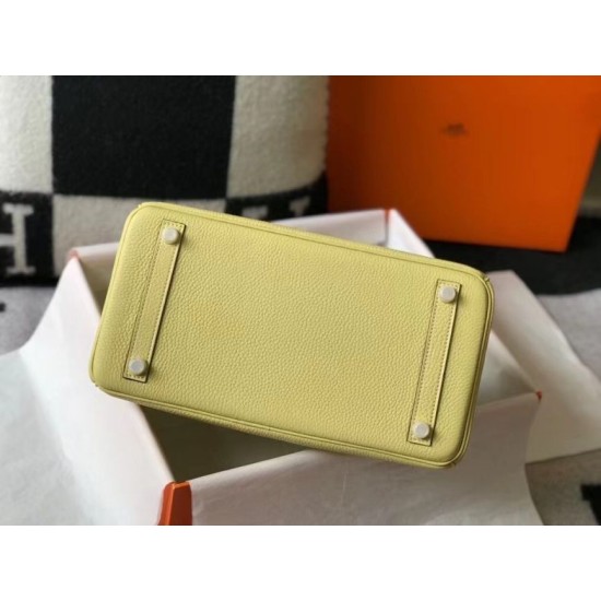 Fake Hermes Birkin 30cm Bag In Jaune Poussin Clemence Leather GHW Replica Fake Hermes Birkin 30cm Bag In Jaune Poussin Clemence Leather GHW Replica
