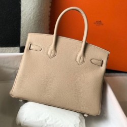 Replica Hermes Trench Clemence Birkin 30cm Bag GHW